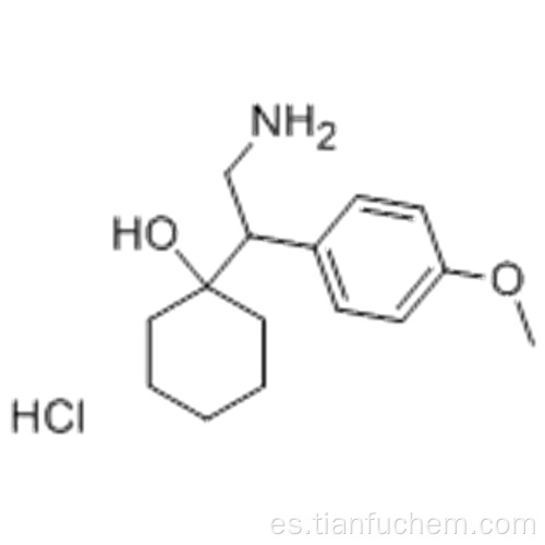 Hidrocloruro de 1- [2-amino-1- (4-metoxifenil) -etil] -ciclohexanol CAS 130198-05-9